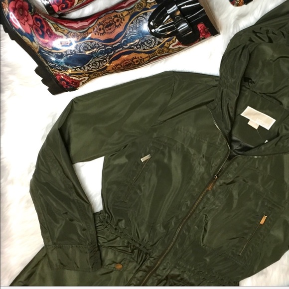 NWT! Michael Kors Army Green Jacket • MK - Picture 5 of 8